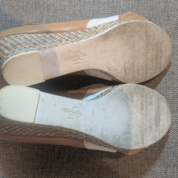 Cole Haan Ava Wedge Espadrille sandal open toe Heel  Nike Air 8.5 - Picture 9 of 13